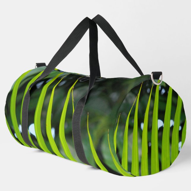 Areca Palm Frond  Duffle Bag (Left Corner)
