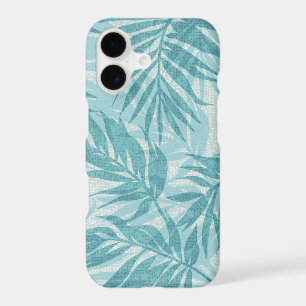 Areca Palms Hawaiian Tropical Vintage Aqua