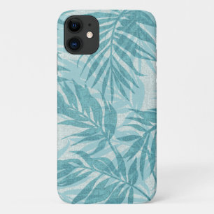 Areca Palms Hawaiian Tropical Vintage Aqua Case-Mate iPhone Case