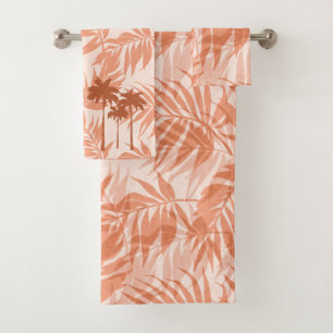 Areca Palms Hawaiian Tropical Vintage Coordinates Bath Towel Set