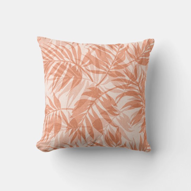 Areca Palms Hawaiian Tropical Vintage Cushion (Front)