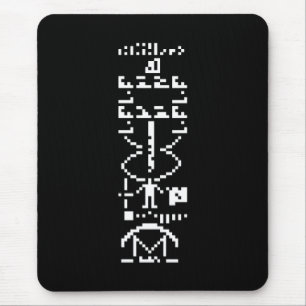 Arecibo Binary Message 1974 Mouse Pad