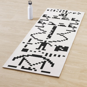 Arecibo Binary Message 1974 Yoga Mat