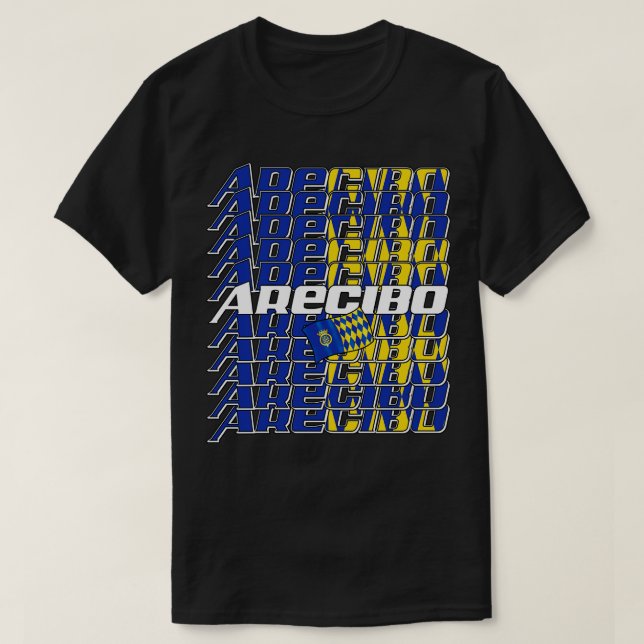 Arecibo Cascade text 1 T-Shirt (Design Front)