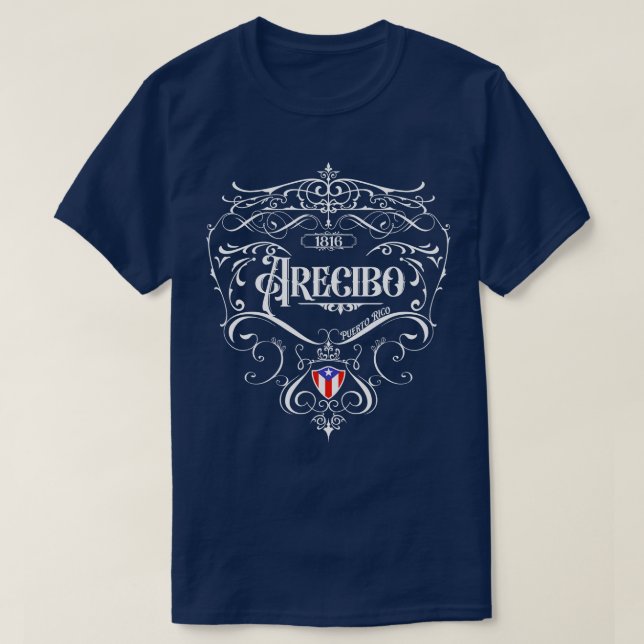 Arecibo Vintage design T-Shirt (Design Front)