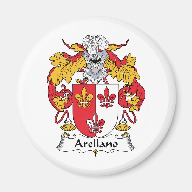 Arellano Family Crest Magnet (Front)