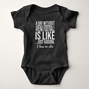 Arena Football funny sports gift Baby Bodysuit