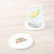 Arenito Think Positive Coasters