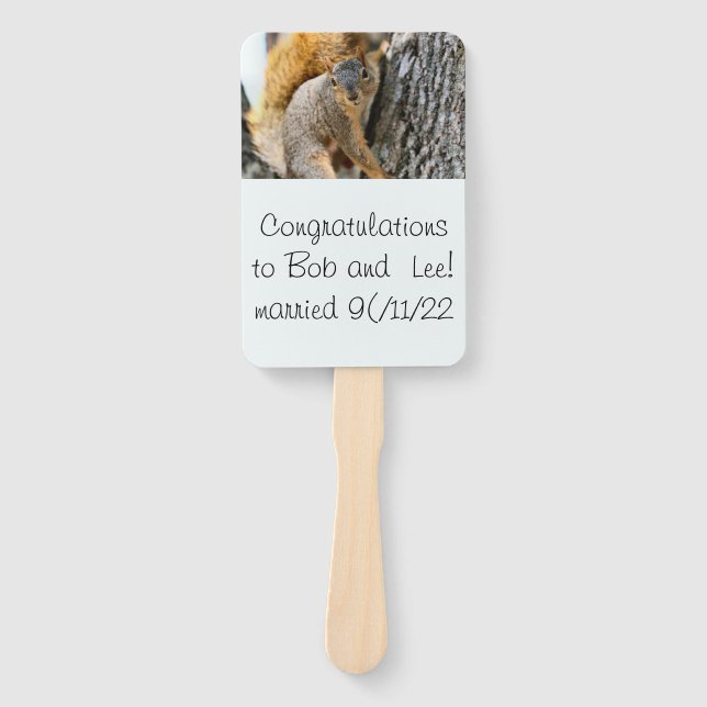 Aren't you coming hand fan (Front)
