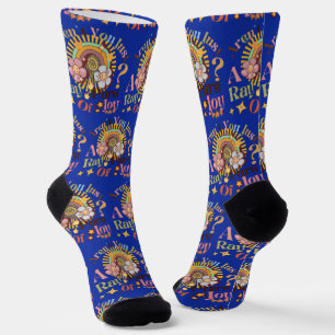 Aren't You Just A Ray Of Pure Joy Retro Saying Socks