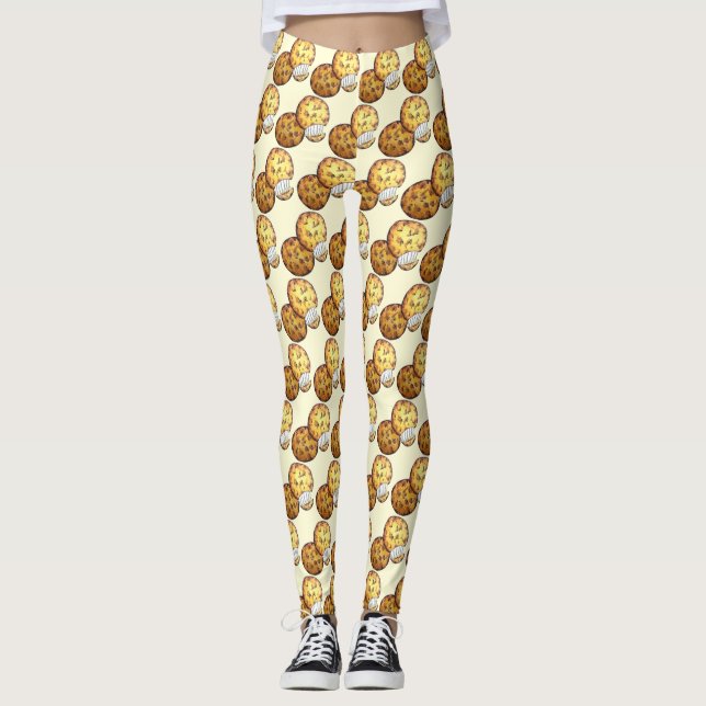 Arepas South American Venezuelan Colombian Food Leggings (Front)