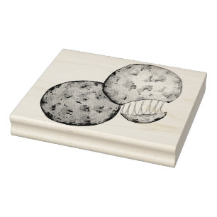 Arepas South American Venezuelan Colombian Food Rubber Stamp