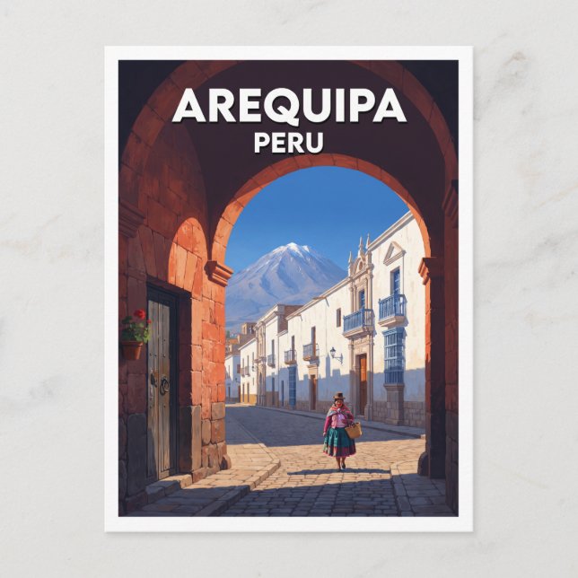 Arequipa Peru Gift Postcard (Front)
