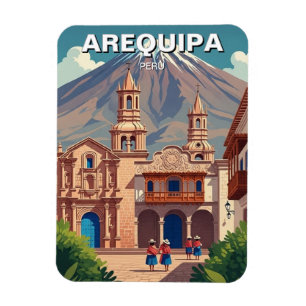 Arequipa Peru Travel Magnet