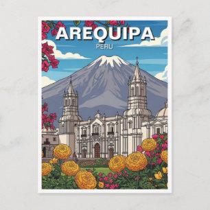 Arequipa Peru Travel Postcard