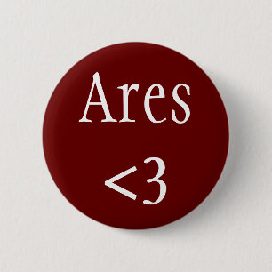 Ares <3 - Greek God of War 6 Cm Round Badge