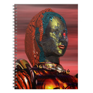 ARES CYBORG FROM HYPERION NOTEBOOK