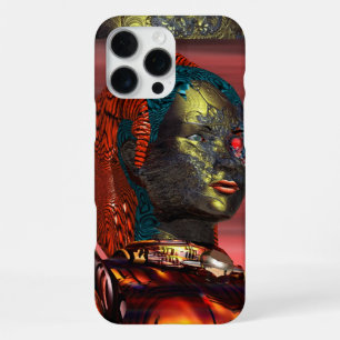 ARES /CYBORG PORTRAIT IN SUNSET Science Fiction iPhone 16 Pro Max Case