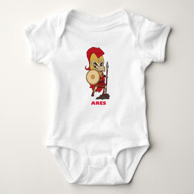 Ares, God of War Baby Bodysuit (Front)