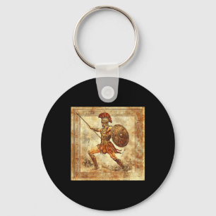 Ares Greek Warrior God Ancient Greece Mythology Key Ring
