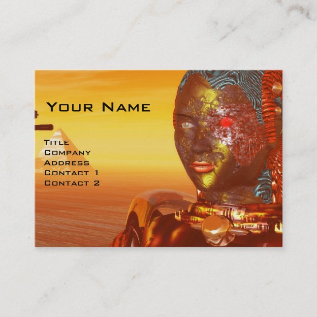 ARES IN THE DESERT OF HYPERION BUSINESS CARD (Front)