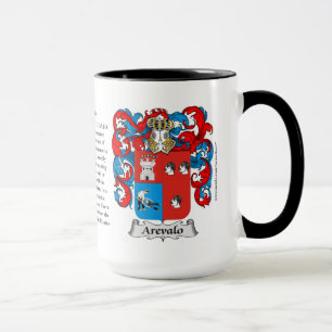 Arevalo Family Coat of Arms Mug