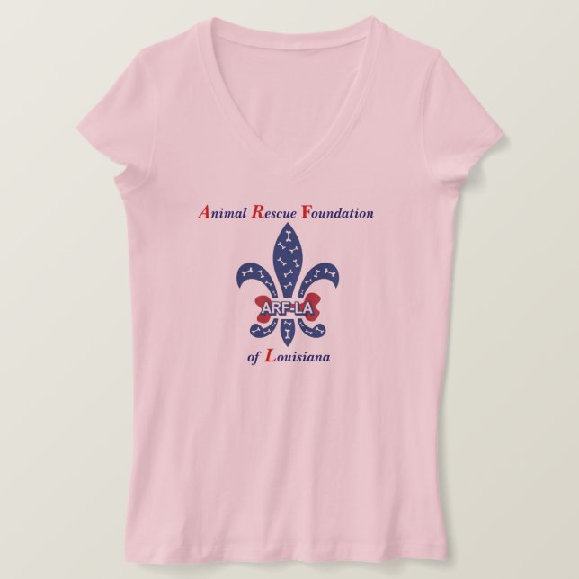 ARF Womens Vneck T-Shirt (Design Front)