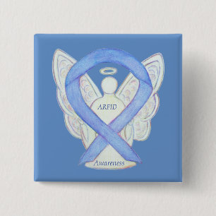 ARFID (Eating Disorder) Awareness Ribbon Angel Pin