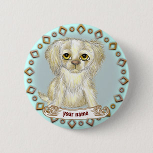 Arfy Dog 6 Cm Round Badge