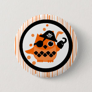 Arg the Owl 6 Cm Round Badge