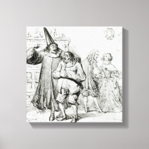 Argan and Monsieur Purgon Canvas Print