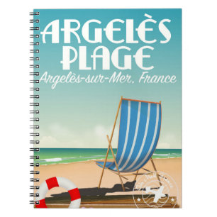Argelès Plage,Argelès-sur-Mer, France Spiral Notebook