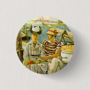 Argenteuil Edouard Manet 3 Cm Round Badge