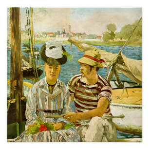 Argenteuil Edouard Manet  Poster