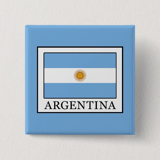 Argentina 15 Cm Square Badge (Front)
