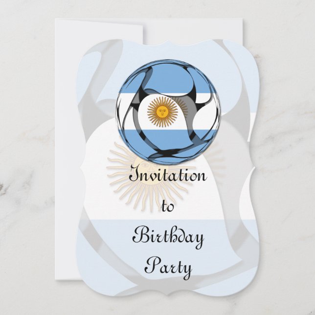 Argentina #1 invitation (Front)