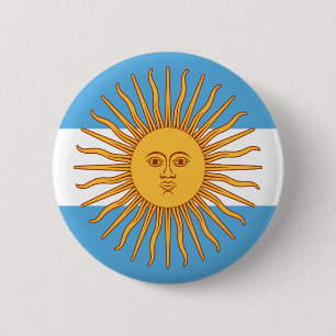 Argentina 6 Cm Round Badge