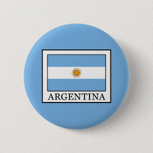 Argentina 6 Cm Round Badge