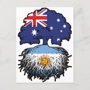 Argentina Argentine Australian Australia Tree Root Postcard