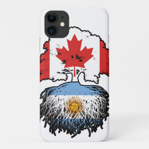 Argentina Argentine Canadian Canada Tree Roots Case-Mate iPhone Case