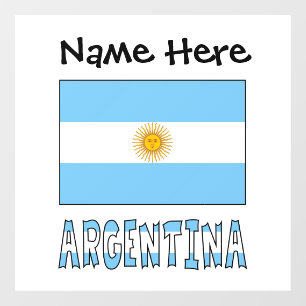 Argentina Argentine Flag Personalised