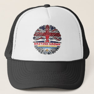 Argentina Argentine Uk United Kingdom British Flag Trucker Hat