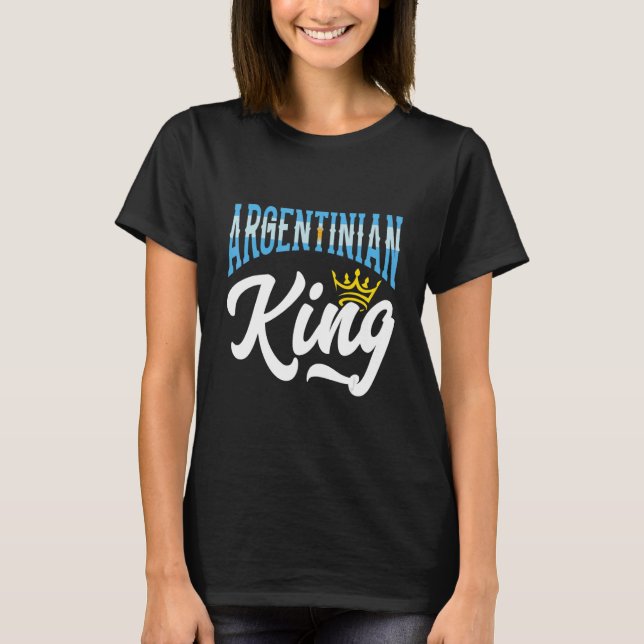 Argentina Argentinian Argentina Flag T-Shirt (Front)