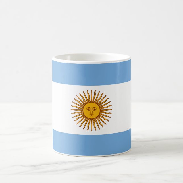 Argentina (Argentinian) Flag Coffee Mug (Center)