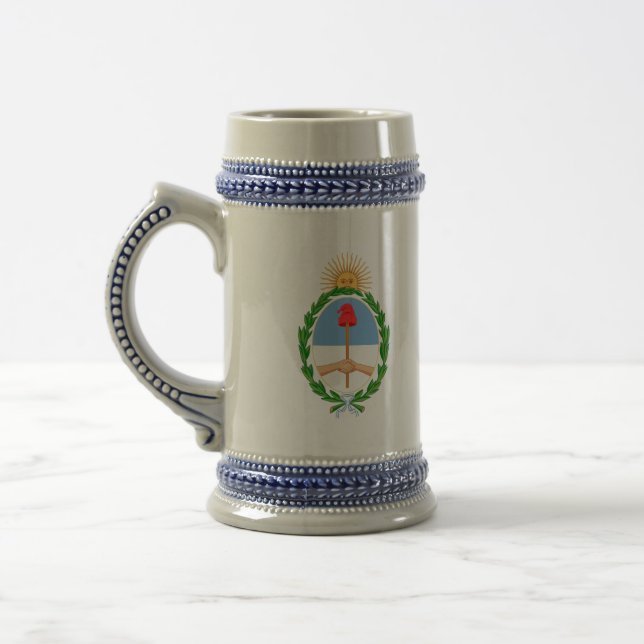 argentina arms beer stein (Left)