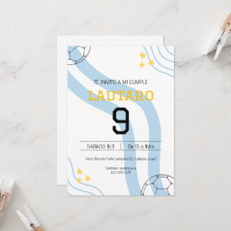 Argentina Birthday Invitation