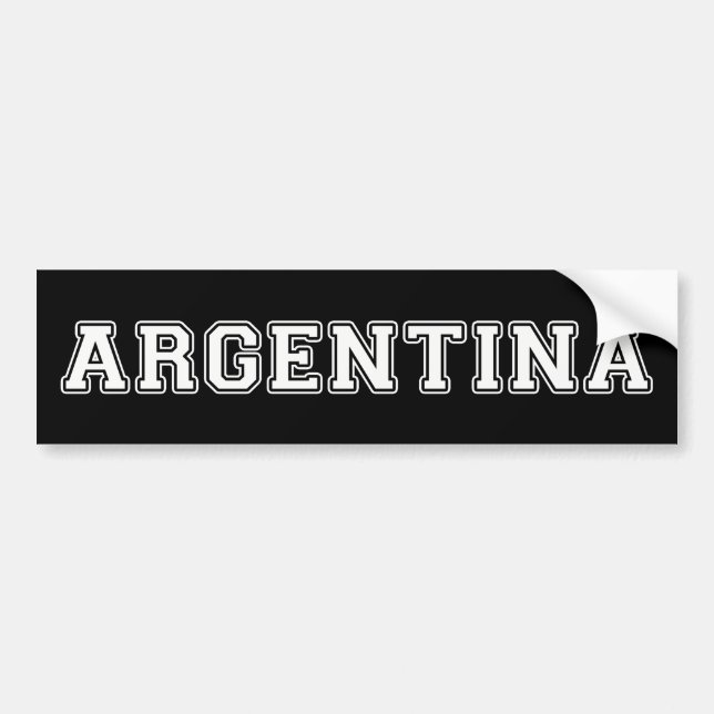 Argentina Bumper Sticker (Front)