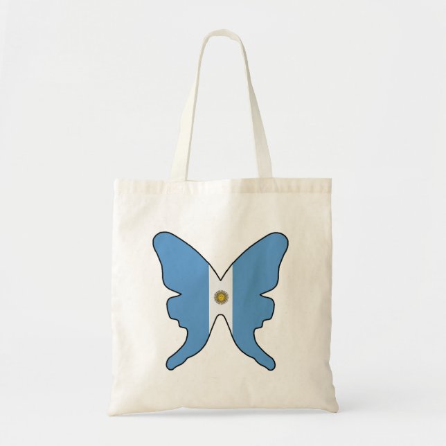 Argentina Butterfly Tote Bag (Front)