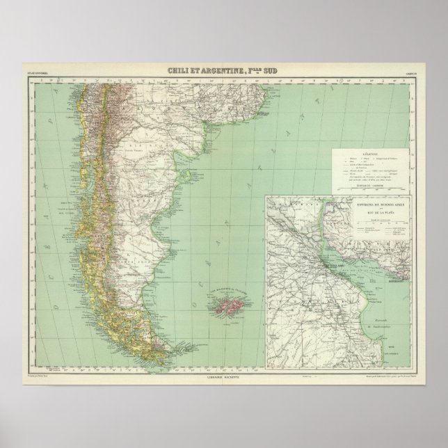 Argentina, Chile Poster (Front)