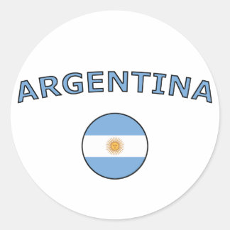 Argentina Classic Round Sticker
